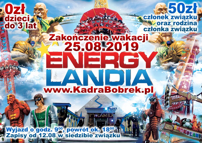 Energylandia – zakończenie wakacji 25.08.2019r.